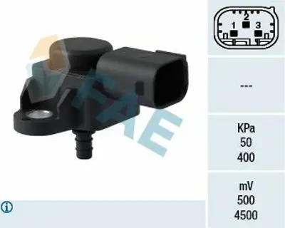 FAE 15089 Basınc Sensoru (Om651) W176 12>18 W246 11>18 W205 14>18 W212 09>16 W639 10> W447 14> Sprınter 906 09 61531628, 71530028, 101537228, A0061531628, A0071530028, A0101537228, 68089605AA, 68089600AA, 81530228, A0081530228