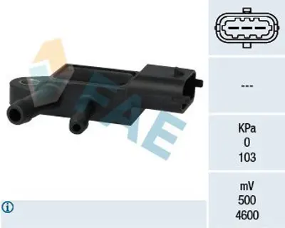 FAE 16107 Dpf Sensor Volvo C30 10>15 C70 10>13 S40 Iı 10>12 S60 Iı 10>14 S80 Iı 10> V50 10>12 31293659