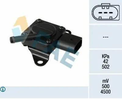 FAE 16145 Egzoz Sıcaklık Sensoru Bmw N47 N57 M57 E81 E87 E82 F07 E90 E60 F10 E83 E84 E53 E70 E71 13627808013, 7808013, 780801301, 13627789219, 13627805152