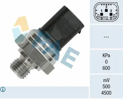 FAE 16155 Basınç Sensörü 651 117-156-176-204-207-212-639-Spr 6519050200, 71530328, 81CP3701, 91535128, A0071530328, A0091535128, A6511402108, A6519050200, A81CP3701