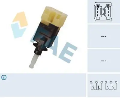 FAE 24595 Fren Lamba Salterı W202 94>00 W163 98>05 W463 01> W220 00>05 Sprınter 95>06 A0015456409, 15459509, 15452109, A0015453109, A0015459509, A0015452109, 15453109, 15456409, 1545210928, A001545210928