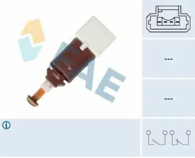 FAE 24902 Fren Müşürü Megane 2 1.4-1.6 16v-1.5-1.9 Dcı 02 Kangoo 08 8200168238, 4419587, 93197675, 4155450009, 2532000Q0A