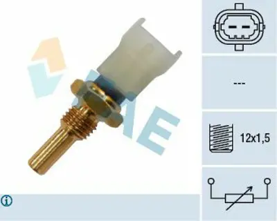 FAE 33480 Su Sıcaklık Sensoru (Corsa B - Astra G - Vectra B 90541937, 90570382