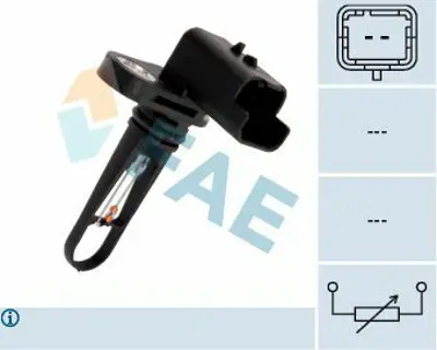FAE 33509 Hava Sicaklik Sensoru C2 C3 C4 C5 Nemo Bipper Dv4td (1.4hdi 8v) Jumpy Iii Berlingo Iii P206 P307 Ym P308 P3008 C4 C4 Picasso C4 Ii Ds4 Ds3 Dv6 1.6hdi - Transit V347 11>14 Custom 12> V362 14> 22tdci 155ps 3M5A12A697AD