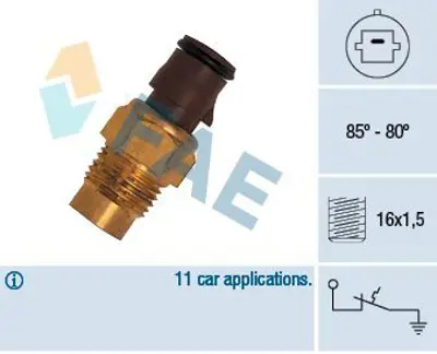FAE 36160 Hararet Musuru Corolla 1,3 12v 1987 1995 8942810110, 8942810090, 8942810100, 8942810010
