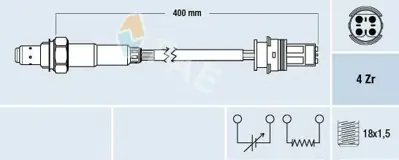 FAE 77267 Oksıjen Sensoru Bmw E31 E38 11781741317