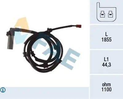 FAE 78069 Tekerlek Hız Sensoru Sağ Arka Aks Grand Cherokee I 56026930, 56027722