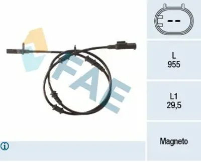 FAE 78501 Abs Sensoru On X156 13> W176 13>18 C117 13>19 W246 12>18 2465402510, A2465402510, A2465403215, 2465403215