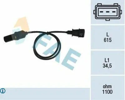 FAE 79005 Krank Mılı Sensoru Doblo Brava Bravo Marea Palıo Punto Albea Strada 1,2 55189517, 46774532, 7777960, 7787256, 7798691, 77872560, 55187333, 46786042, 55216915, 7763079
