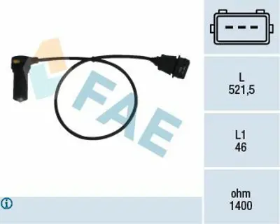 FAE 79066 Krank Devır Sensörü 038907319