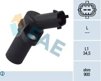 FAE 79093 Krank Devir Sensoru Astra H Astra G Meriva A Corsa C Corsa D Z12xep Z14xep 6238095, 6238109, 90532619, 9118368