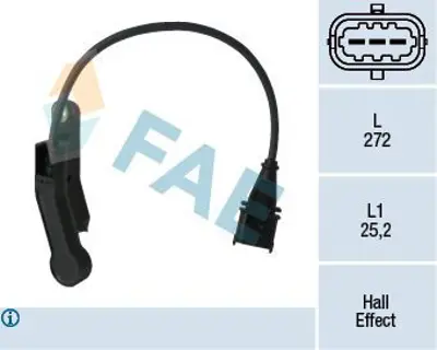 FAE 79138 Eksantrik Devir Sensoru Astra G Corsa C Meriva A Signum Tigra B Vectra C Zafira A Z18xe 1238425, 90536064
