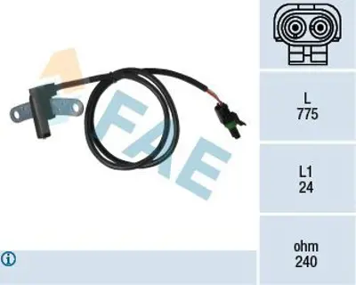 FAE 79145 Krank Mıl Sensoru R11 R21 1,7 R19 Eu Clıo 1,4 - 1,7 7700739791, 7700720341, 7700725811, 7700728639, 7700732300, 7700739787, 7700739792, 3209826, 32098261, 3436119