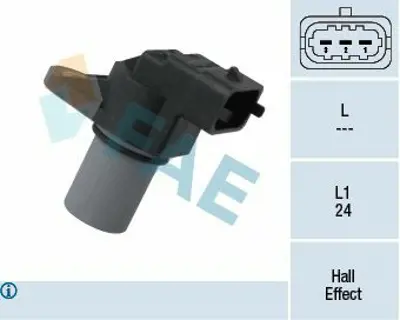FAE 79309 Eksantrik Mili Konum Sensoru W168 97>04 W245 05>11 W203 03>07 W204 07>14 C218 13>17 W211 02>08 W212 09>15 Sprinter 901 902 903 904 905 906 96>16 , Cherokee Iii 3.0 Chrysler 300c A0051531328