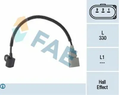 FAE 79341 Eksantrik Devir Sensörü A3 Altea Golf V 3G957147C, MN980233
