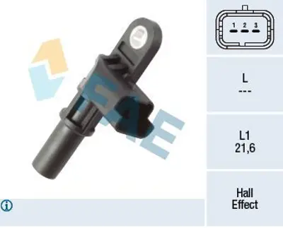 FAE 79444 Sensor Eksantrik Mili Pozisyonu 308 1.6 Bluehdi 01.14> 308 1.6 Bluehdi Sw 01.14> C4 Grand Picasso 1 3641392, 9677493380