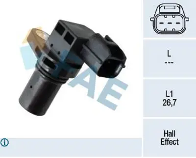 FAE 79457 Krank Mılı Konum Sensoru (M132) Smart Fortwo Coupe (451) 07> A0061533928, J5T32571