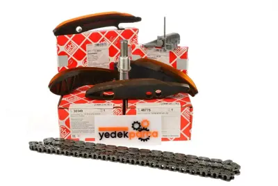 FEBI BILSTEIN 48775 Eksantrik Zincir Seti Alt (Zincir+2xkizak+gerici) Bmw N47 B37 B47 Mini N47 C16 A N47 C20 A 13528589971