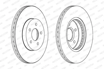 FERODO DDF1125 Fren Dıskı Ön 7S7J1125BB
