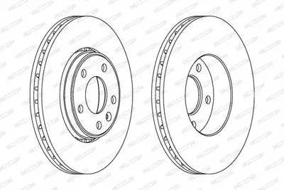 FERODO DDF1204C-1 On Fren Aynası (Dıskı) Havalı Trafıc Iı Vıvaro 1.9dcı - 2.0dcı (5 Bıjon) 4020600QAF