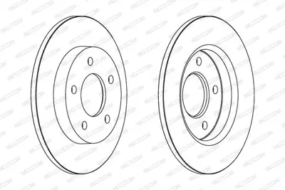 FERODO DDF1420C Arka Fren Aynası Mazda 3 1,4 1,6 2004 2009 BP4Y26251D, C24Y26251D