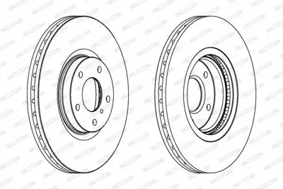 FERODO DDF1505C-1 Fren Aynası 40206EG00B