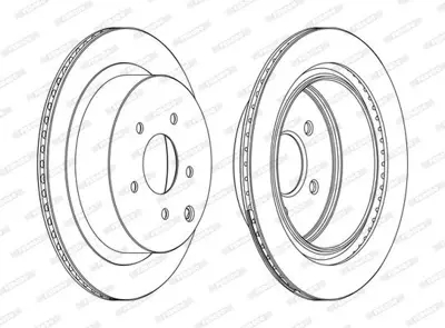 FERODO DDF1506C Fren Aynası 43206WL000