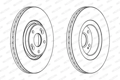 FERODO DDF1511C-1 On Fren Aynası Megane Scenıc Laguna 1,5dcı 1,6 16v 1,9dcı 2,0 16v 11 - 02>clıo Iı 2,0 16v Kangoo (28 7701206831