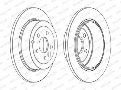 FERODO DDF1578C Fren Dıskı Arka LR001018