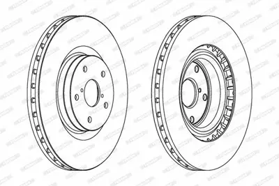 FERODO DDF1749C-1 Fren Aynası 26300FE070
