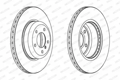 FERODO DDF1811C-1 Fren Aynası 34116778647