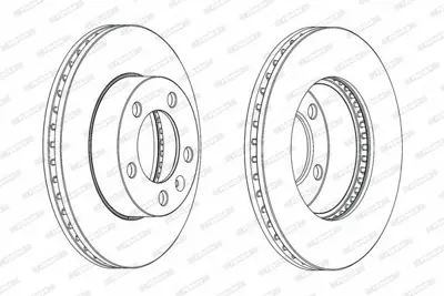 FERODO DDF1974C-1 On Fren Aynası (Dıskı) Master Iıı 2,3dcı 10> 4020600Q0G, 8200688880, 93197403