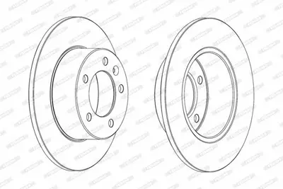 FERODO DDF1975C Fren Dıskı Arka Master Iıı Movano B 2,3dcı 10> 4419362