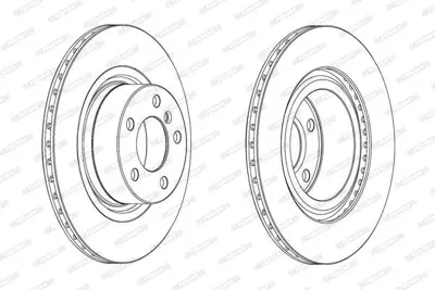 FERODO DDF2038C Fren Dıskı Arka Bmw F25 F26 34206790362