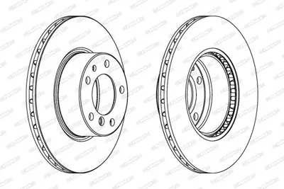 FERODO DDF211 On Fren Dıskı Bmw E34 E32 34111160936