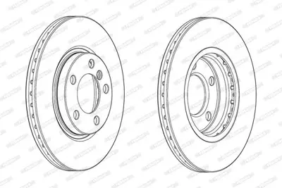 FERODO DDF2125C Fren Dıskı On Mını Countryman Paceman R60 R61  34119804829