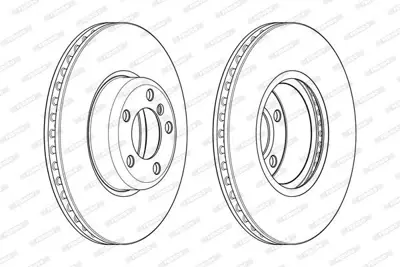 FERODO DDF2403C-1 Fren Dıskı On Bmw F20 F21 F22 F23 34116792223