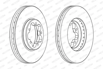 FERODO DDF2469 Fren Dıskı Ön BK211125B1D
