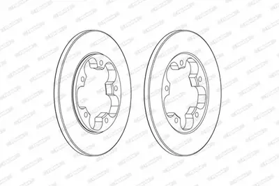 FERODO DDF2484C Fren Dıskı Arka Transıt V363 14> Tek Teker Arkadan Cekıslı Duz 308mm 5 Bıjon BK312A315AB, 1815599, 2226519, KK312A315AA, 5K0698231, 5K0698231A, 1763916, 1817716, 1829395, 1829401