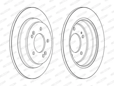 FERODO DDF2608C Fren Aynası Arka Carens Iv (13>) 58411A4000