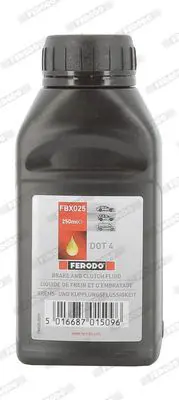 FERODO FBX025 Hidrolik  Dot 4  Sarı  250gr.         Koli : 24 Ad 95002100, FBX025