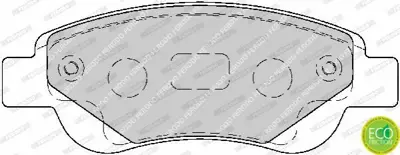 FERODO FDB1790 On Fren Balatası C1 1,0,1,4 Hdı (06 - 05 ) P,107 1,0,1,4hdı (06 - 05 ) Toyota Aygo 1,0 1,4hdı 044650H020