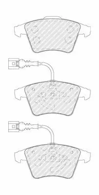 FERODO FDB1826 On Fren Balatası Touareg 2,5tdı 03> 7L6698151B