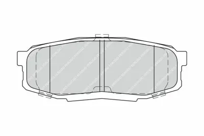 FERODO FDB4230 Fren Balatası Arka 0446660120