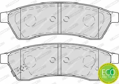 FERODO FDB4305 Arka Fren Balatası Epıca 96475028