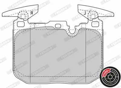 FERODO FDB4611 Fren Balatası On Bmw F20 F22 F30 F32 F34 F36 I8 34116878876