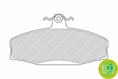 FERODO FDB610 On Fren Balatası Favorıt 1,3 (82>97) Felıcıa 1 - 2 (1,3 - 1,6 - 1,9) 94>02 Caddy Iı 1,6 - 1,9 96>00 6U0698151F, 8U0698151E