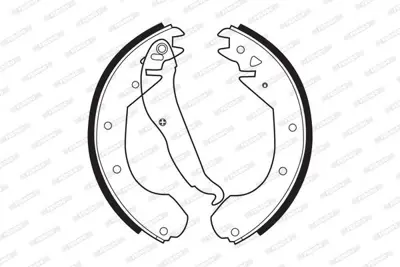 FERODO FSB199 Arka Fren Balatası Corsa B Combo B Kadett E 91158368