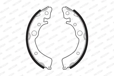 FERODO FSB204 Arka Fren Balatası Pabuc Honda Cıvıc 1.3 1.4 1.5 1.6 1988-1991 Crx 1983-1991 Rover 200 1985-1989 43053SR3A01