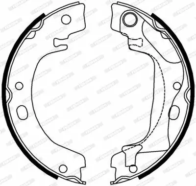 FERODO FSB4011 El Fren Balatası Pabuc Toyota Corolla 1.4 1.6 Vvtı 1.4 D4d 2002-2007 (E12) 449502070, 449502120, 449502180, 449502190, 4654002020, 4659002010, 4655002010, 449502180V